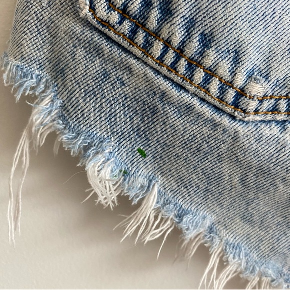 Vintage Acid Wash Levi 501 Denim Shorts - Picture 7 of 11